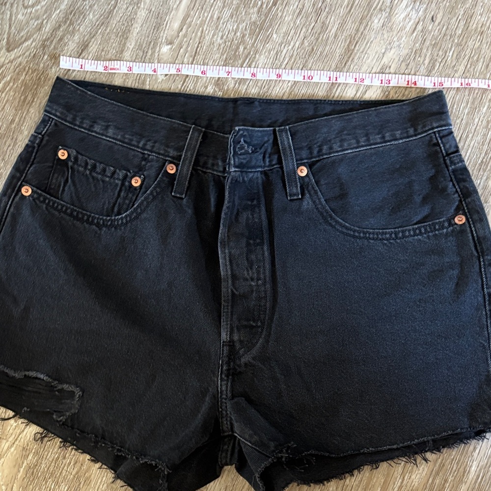 Levi's Women's Black Jean Shorts